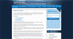 Desktop Screenshot of denvercarclub.com